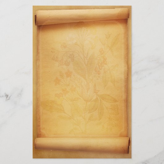 Papeterie de regard de rouleau de parchemin (Devant)