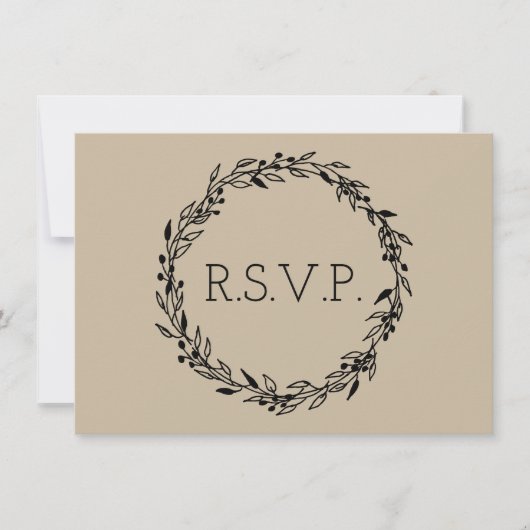 Papeterie de réponse RSVP pour invitation de maria (Devant)