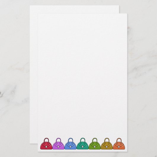 Papeterie de sacs à main (Devant / Derrière)