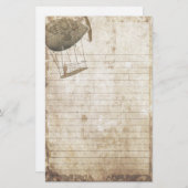 Papeterie de Steampunk - où les pensées effectuent (Devant / Derrière)