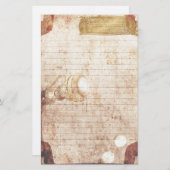 Papeterie de Steampunk - plaque d'identification (Devant / Derrière)