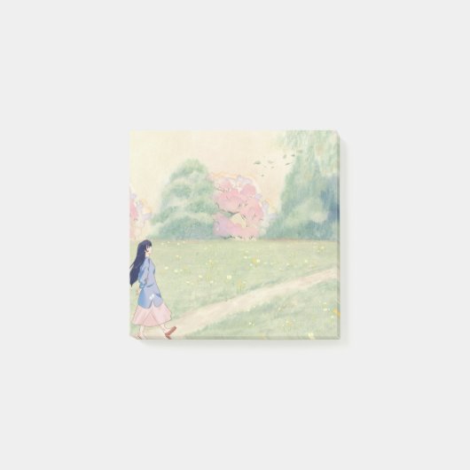 Papeterie de style inspiré de Ghibli 3 Post-it (Devant)
