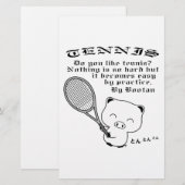 Papeterie de tennis (Devant / Derrière)