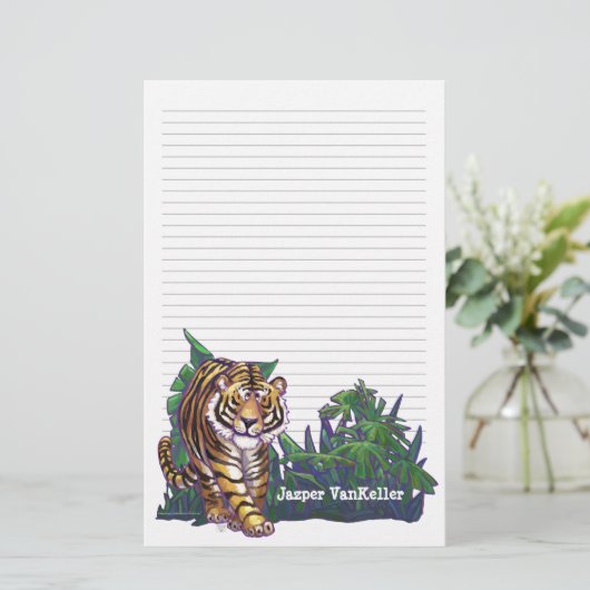 Papeterie de tigre (Debout devant)