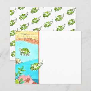 Papeterie de tortue de mer