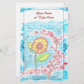 Papeterie de tournesol (Devant / Derrière)