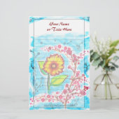 Papeterie de tournesol (Debout devant)