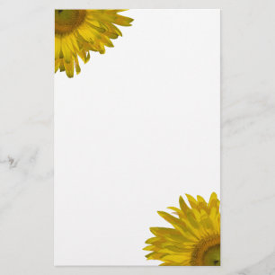 Papeterie de tournesol jaune