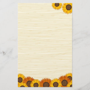 Papeterie de tournesols