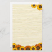 Papeterie de tournesols (Devant / Derrière)