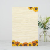 Papeterie de tournesols (Debout devant)