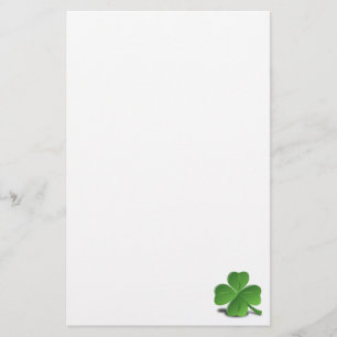 Papeterie de trèfle de shamrock du jour de St