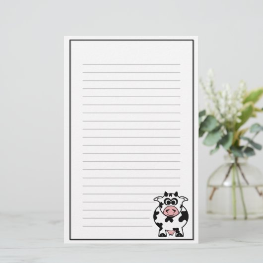 Papeterie de vache (Debout devant)