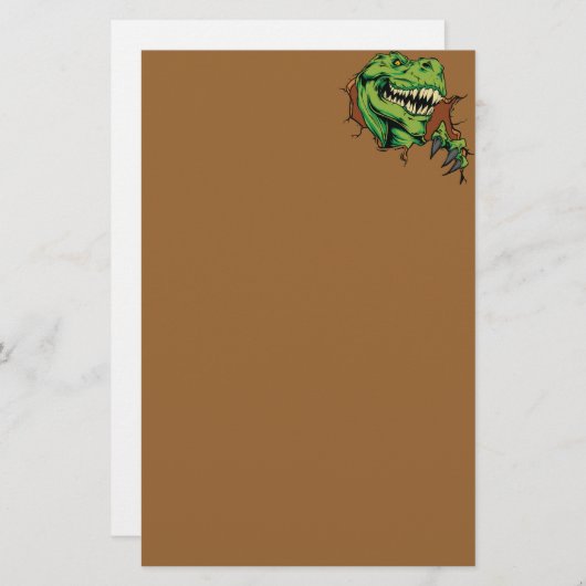 Papeterie Déchirures de T Rex (Devant / Derrière)