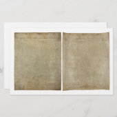 Papeterie Déclaration d'indépendance (Devant / Derrière)