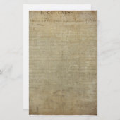 Papeterie Déclaration d'indépendance originale (Devant / Derrière)