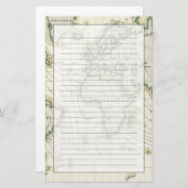 Papeterie Déclinaison magnétique du monde (Devant / Derrière)