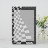 Papeterie Décor à lames en fibre de carbone (Debout devant)