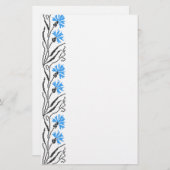 Papeterie Décor croix de Cornflower bleu (Devant / Derrière)