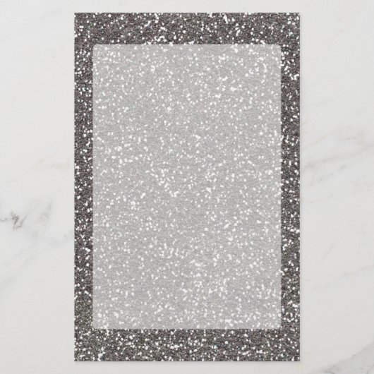 Papeterie Décor de texture au charbon de bois d'argent (Devant)