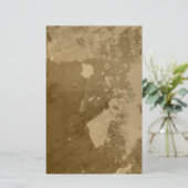 Papeterie d'écriture de regard affligée vieux par (Debout devant)