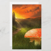 Papeterie Définition du soleil d'automne. (Devant / Derrière)