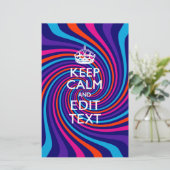 Papeterie Demandez à votre calme persistant de dire sur une (Debout devant)