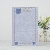 Papeterie Denim et poche fixe (Debout devant)