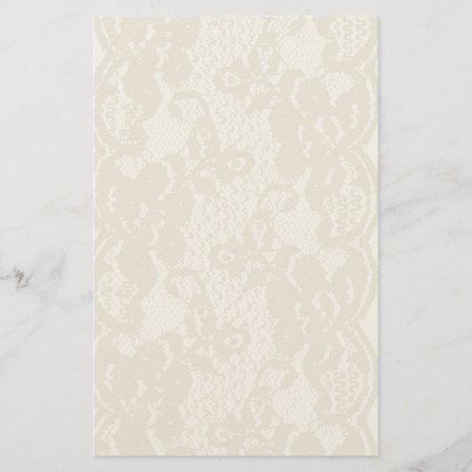 Papeterie Dentelle beige (Devant)