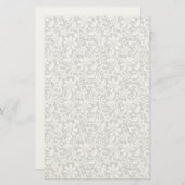 Papeterie Dentelle blanche 1 (Devant / Derrière)