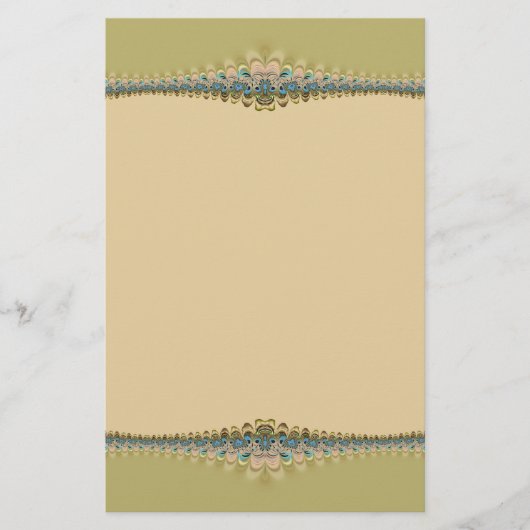 Papeterie Dentelle Délicate Numérique (Devant)