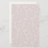 Papeterie Dentelle violette (Devant / Derrière)