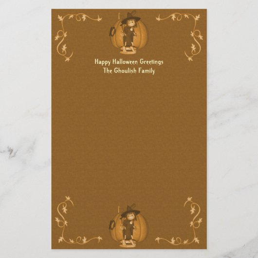 Papeterie déplaisante de sorcières d'enfant de (Devant)