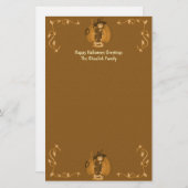 Papeterie déplaisante de sorcières d'enfant de (Devant / Derrière)