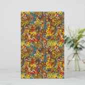 Papeterie dépôt psychédélique, statique mat (Debout devant)