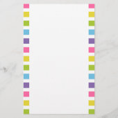 Papeterie Des rayures vives et colorées du bureau de (Dos)