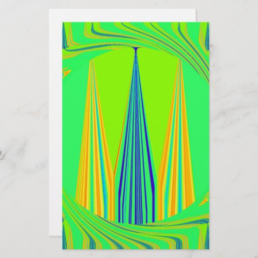 Papeterie Design d'art Motif géométrique Edgy (Devant / Derrière)