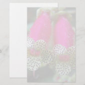 Papeterie Design de fleurs léopard (Devant / Derrière)