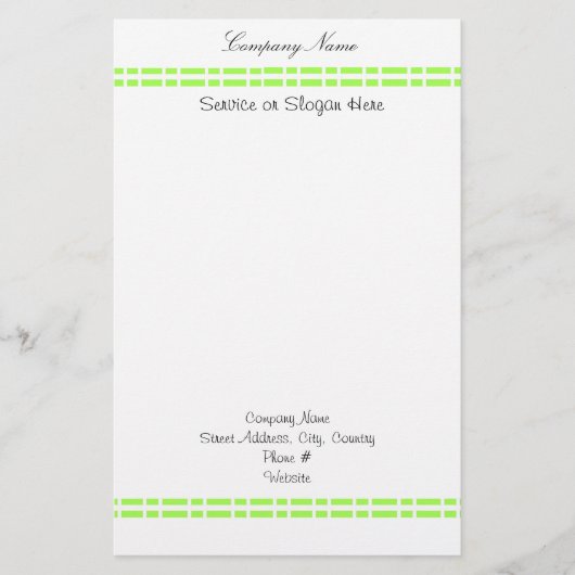 Papeterie Design de lien vert Apple (Devant)