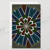 Papeterie Design inspiré de Sari avec détails complexes (Devant / Derrière)