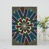 Papeterie Design inspiré de Sari avec détails complexes (Debout devant)