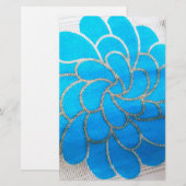 Papeterie Design Lune Bleue (Devant / Derrière)