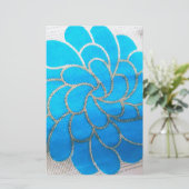 Papeterie Design Lune Bleue (Debout devant)