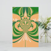 Papeterie Design vert jaune. (Debout devant)