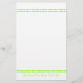 Papeterie Design vert moderne (Devant)