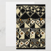 Papeterie Designs africains inspirés de Kuba (Devant / Derrière)