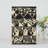 Papeterie Designs africains inspirés de Kuba (Debout devant)