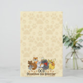 Papeterie Désordre obsédant de chat d'OCD (Debout devant)