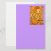 Papeterie dessin de guitare acoustique (Devant / Derrière)