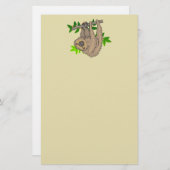 Papeterie Dessin d'une fentes penchée à l'envers (Devant / Derrière)